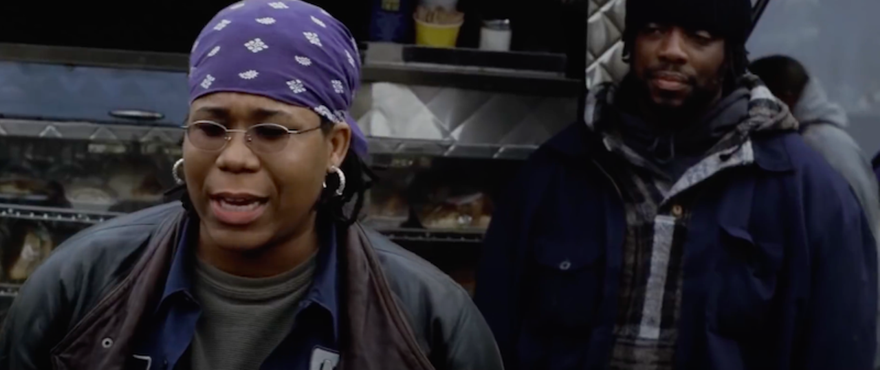 In the film: Vanessa, from the lunch truck
No, she’s no longer rapping about working with steel and complaining about her short lunch break. In real life, Vanessa is played by the real rapper Miz Korona, one of Detroit’s most respected emcees.