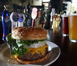 The Sidetrack Bar and Grill's cheeseburger. - MT Photo: Rob Widdis