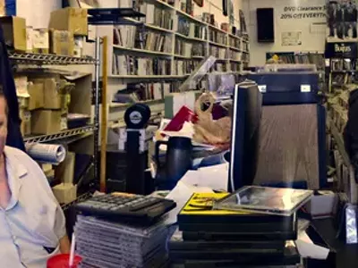 The Record Collector's Westfall knows that every disc here tells a story.