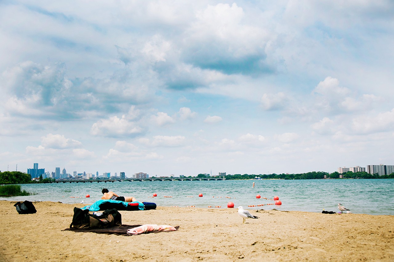 Thinking you’ll find a spot at Belle Isle Beach on any day the weather hits 70 or higher. —@aliraesmith