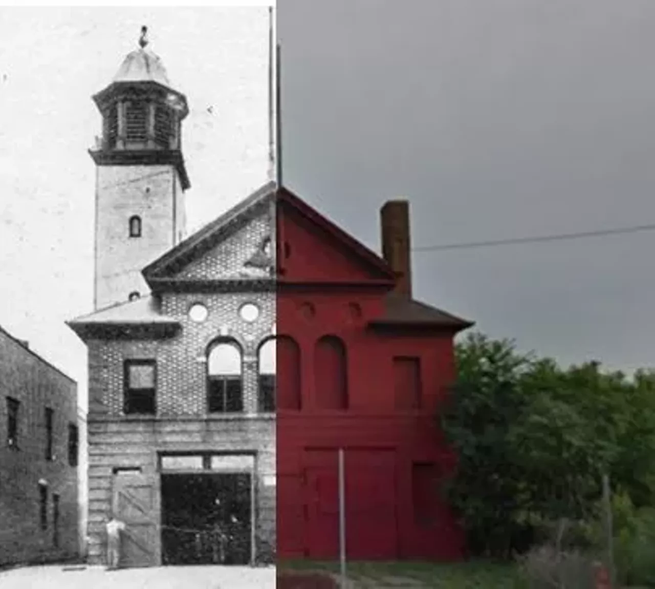 Fire Engine 22 Detroit Fire Engine Company 22 1900s and 2017 One of the first fire houses in the city, Fire Engine 22 operated for nearly 90 years before closing in 1983. It was given another life in 1991 when a local couple bought the building and turned it into a Mexican restaurant. After less than 10 years, it closed and the building has been vacant ever since. With the help of some minor work done in 2009 the building still stands. Photo via detroiturbex.com Photo via google maps 