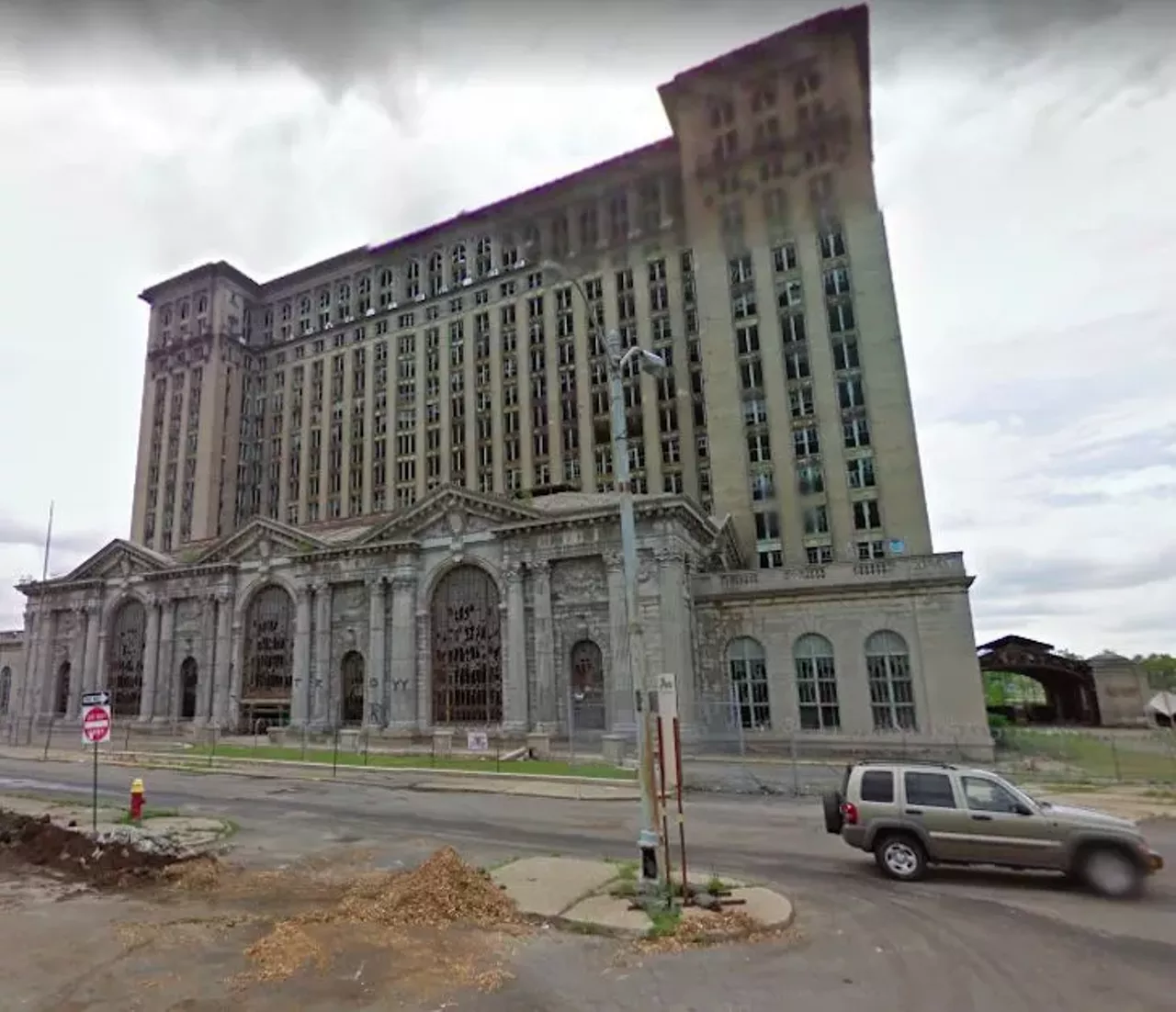Then &#150; July 2009 Michigan Central Train Depot 2001 15th St., Detroit &copy;2018 Google