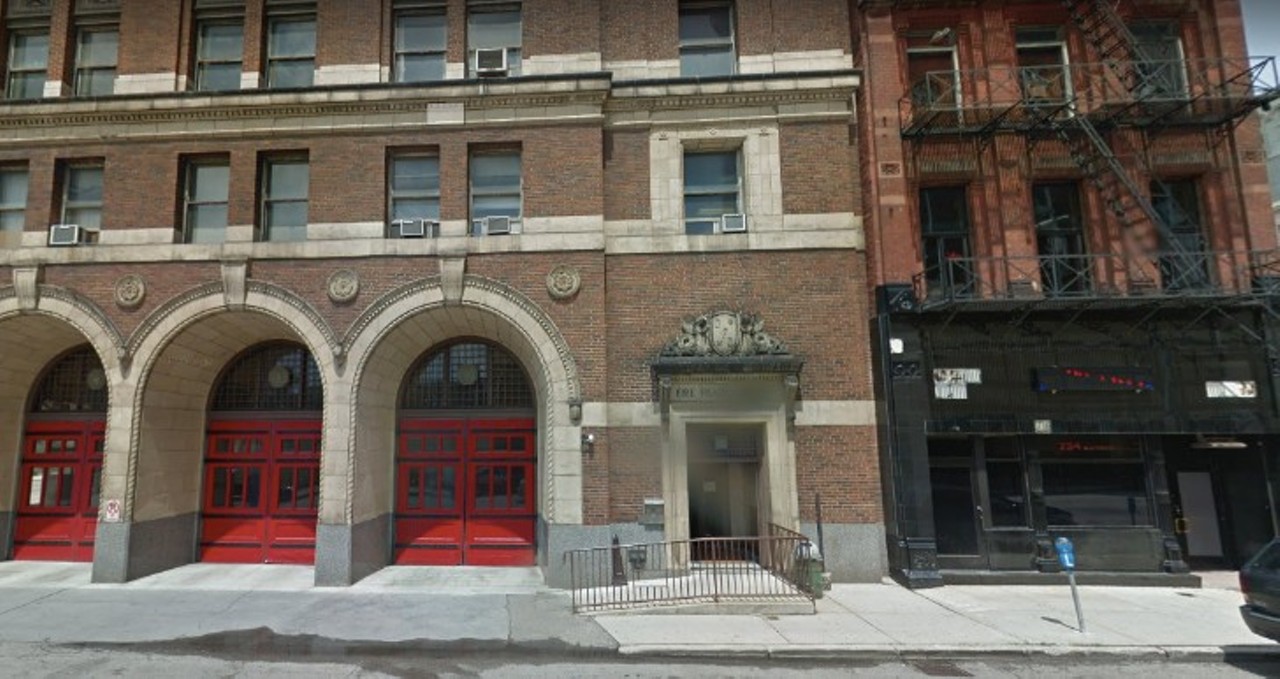 Then &#150; June 2011
Detroit Fire Headquarters
452 W. Larned St., Detroit
&copy;2018 Google