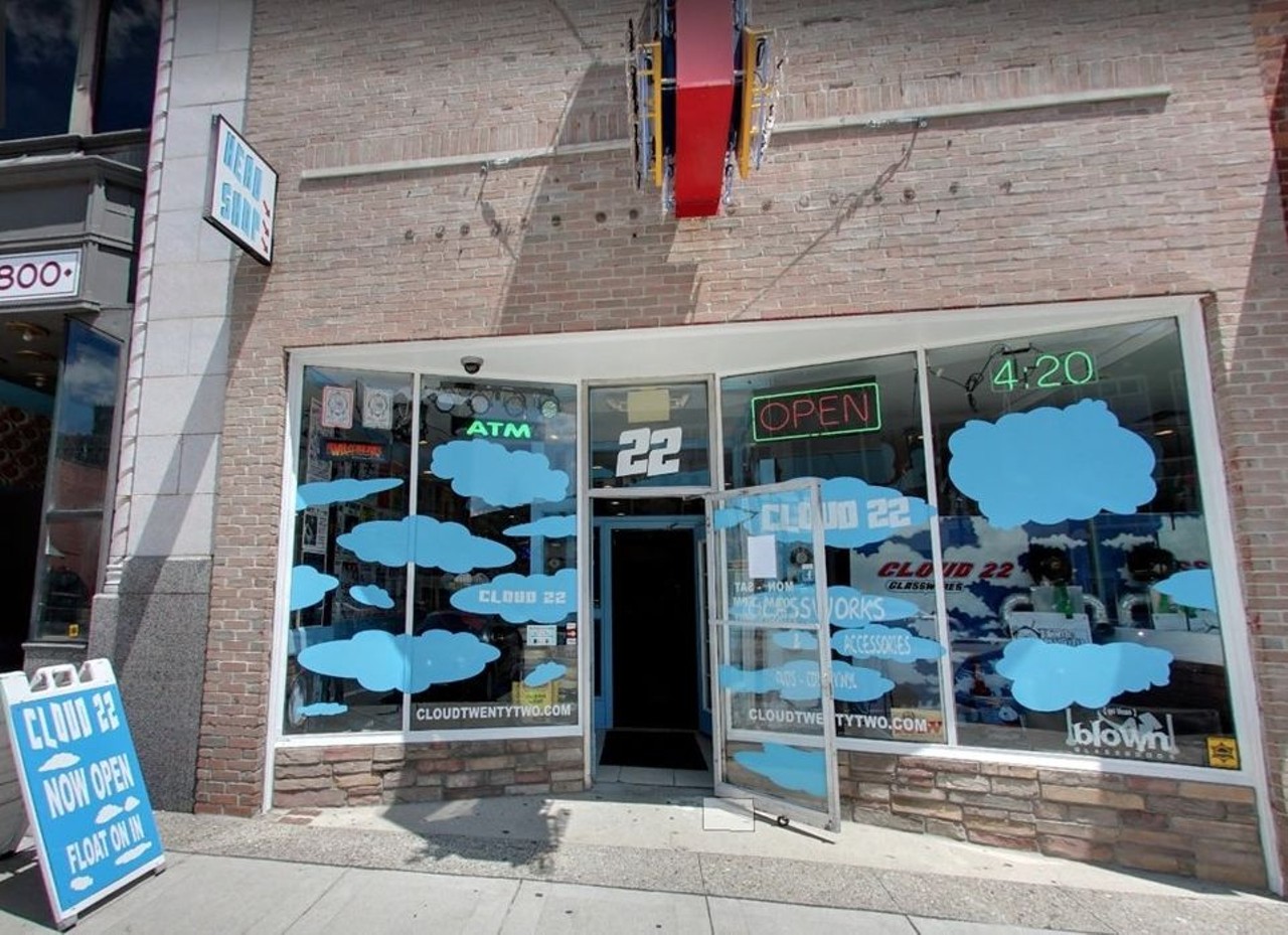 Cloud2222 N. Saginaw Rd., Pontiac, (248) 481-8600Located in downtown Pontiac, Cloud 22 offers a wide range of bongs and pipes, all while giving customers the lowest prices around. The shop also supplies customers with an entertainment selection of movies and old video games, as well as incense and other smoking accessories. 
&nbsp;Photo via GoogleMaps