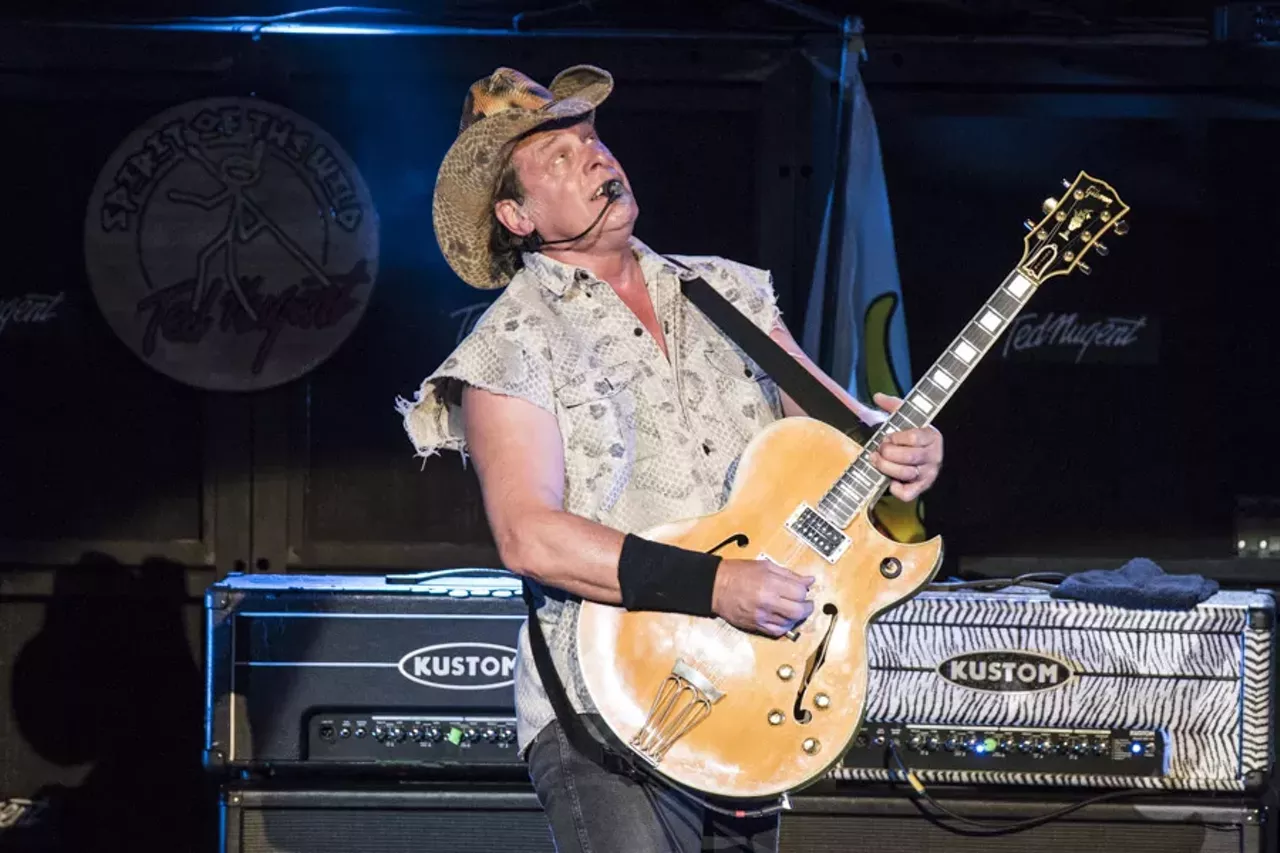 Image: Things got real 'Merican at the Ted Nugent concert at Freedom Hill