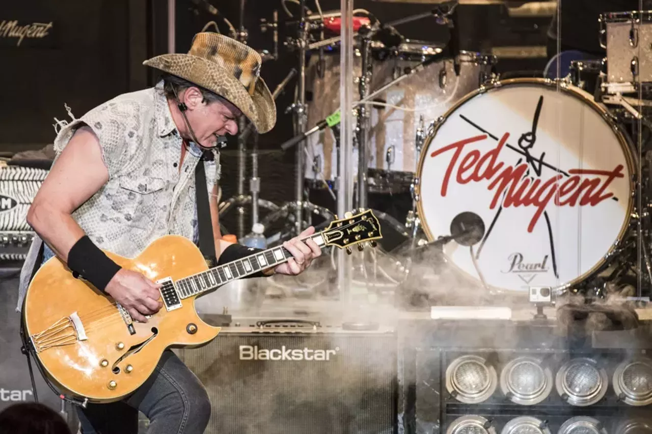 Image: Things got real 'Merican at the Ted Nugent concert at Freedom Hill