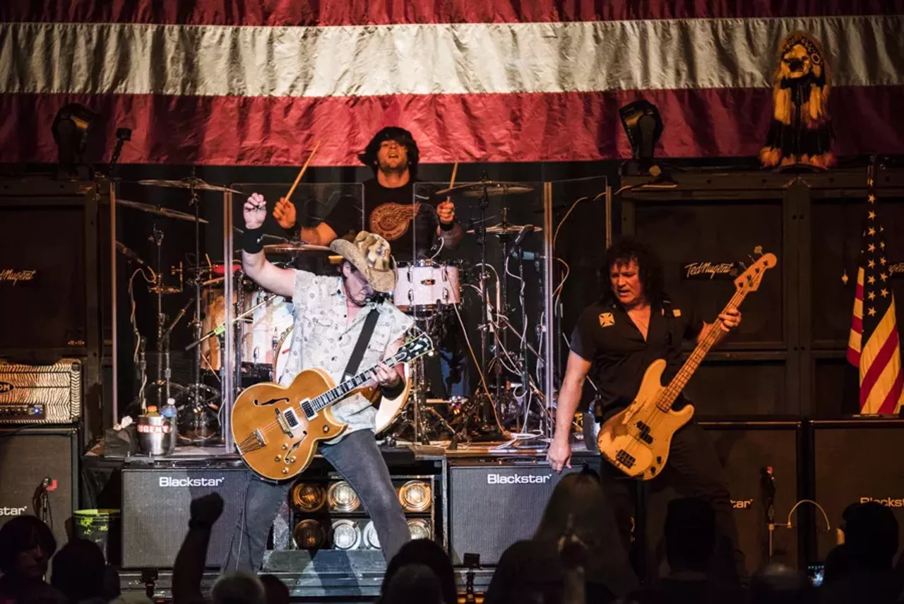 Image: Things got real 'Merican at the Ted Nugent concert at Freedom Hill