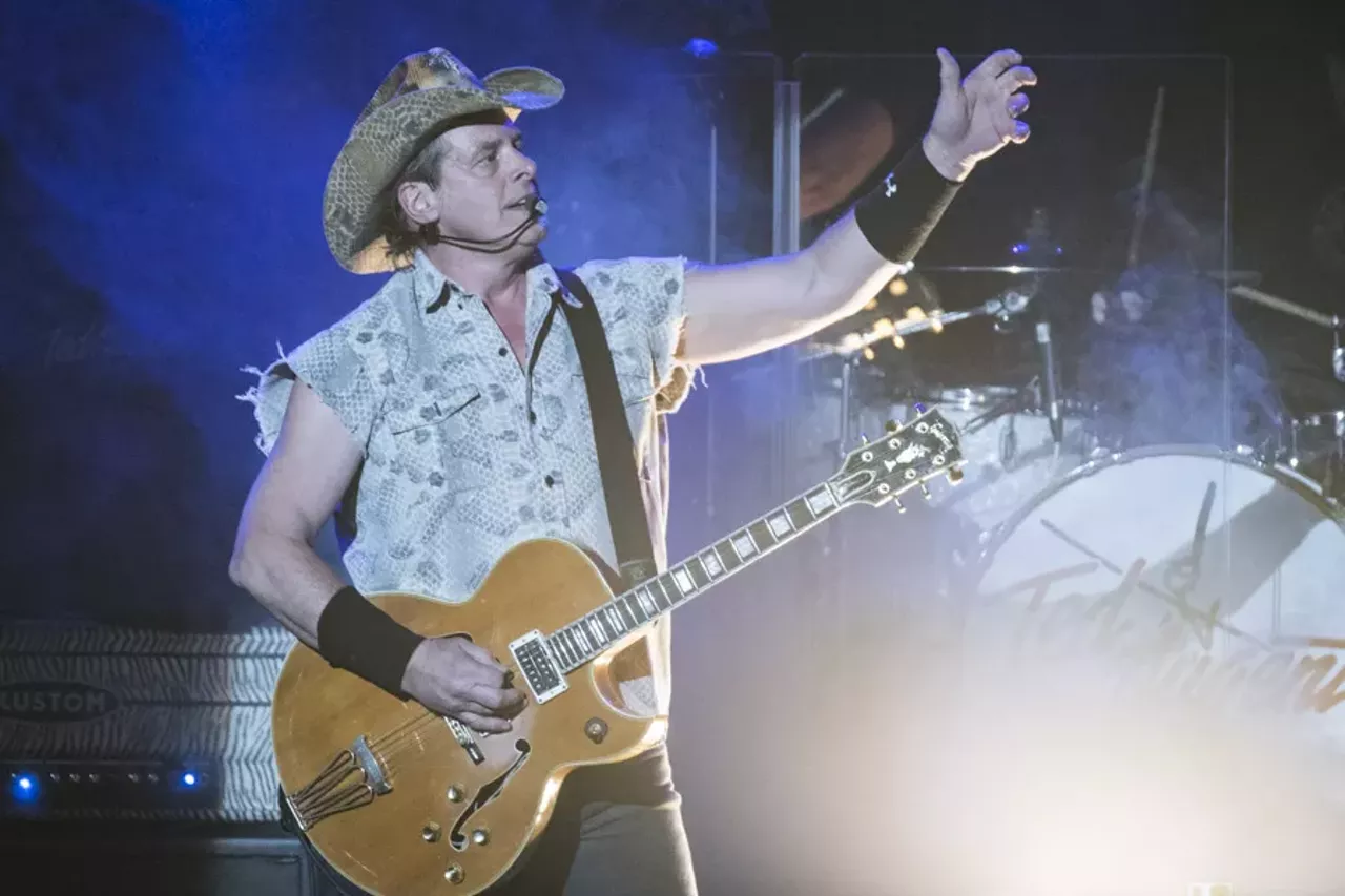 Image: Things got real 'Merican at the Ted Nugent concert at Freedom Hill