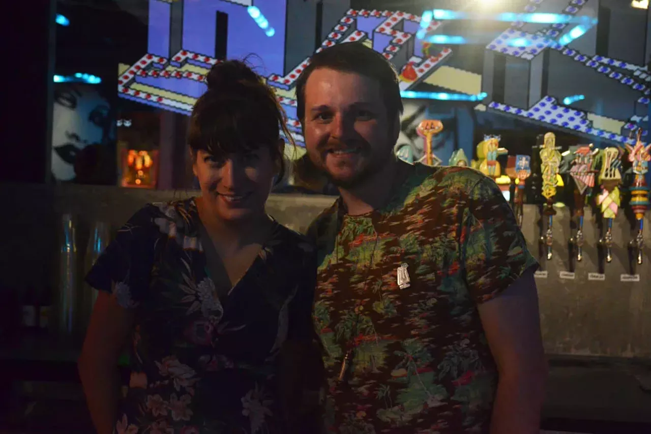 Image: Things got really trippy at the opening of Detroit's new Deluxx Fluxx