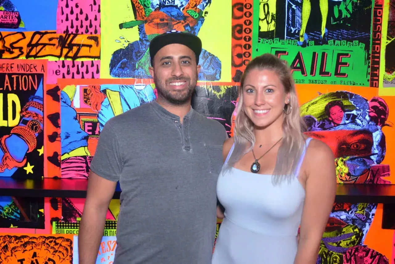 Image: Things got really trippy at the opening of Detroit's new Deluxx Fluxx
