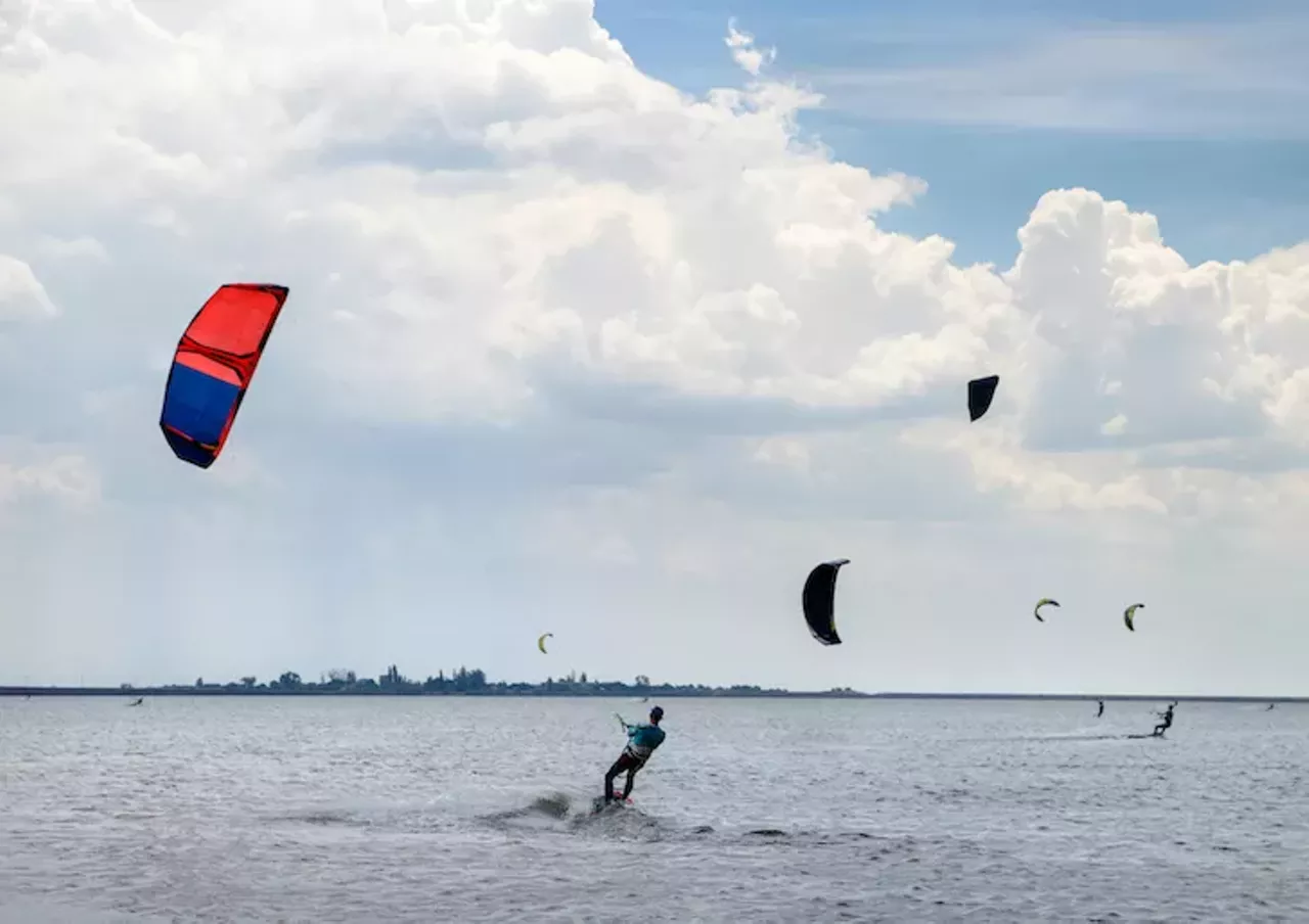 Great Lakes Surf Shop 23517 Nine Mack Dr., St. Clair Shores; 586-359-6951; greatlakessurf.com/kite Go fly a kite! Better yet, go kitesurfing, which sounds both made up and super dangerous. But Great Lakes Surf Shop specializes in making sure your water sports potential is fulfilled. OK &#151; so you&#146;re not gonna learn how to kiteboard at their St. Clair Shores retail location, but at the shop&#146;s affiliated Great Lakes Kiteboarding school, which started in 2002. They offer camps and private lessons on Lake St. Clair. Not feeling ready to hit the high seas? They&#146;ve got paddle-boarding lessons, too. Photo via Shutterstock.com