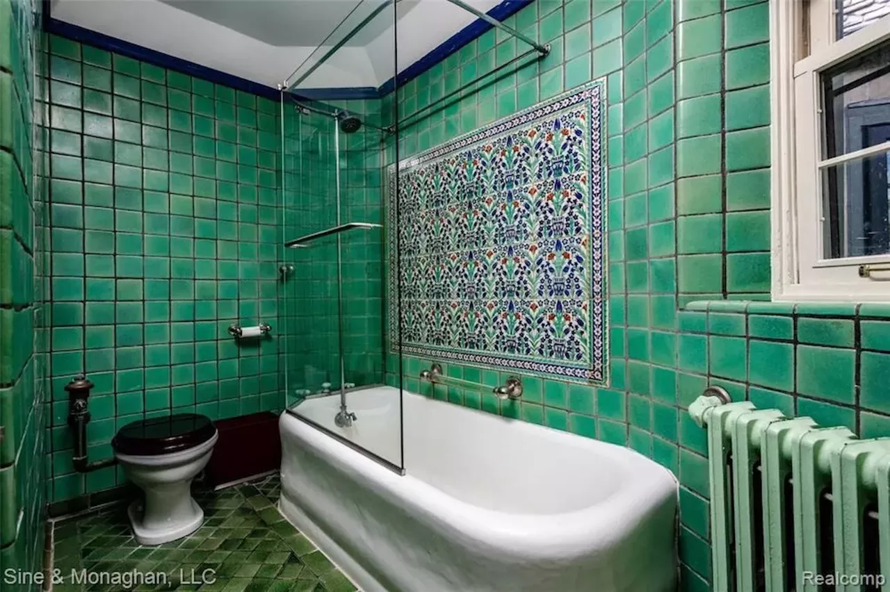 Image: This $1.39 million Grosse Pointe Park home built by architect Wallace Frost has several selfie-worthy tiled bathrooms &#151;&nbsp;let's take a tour