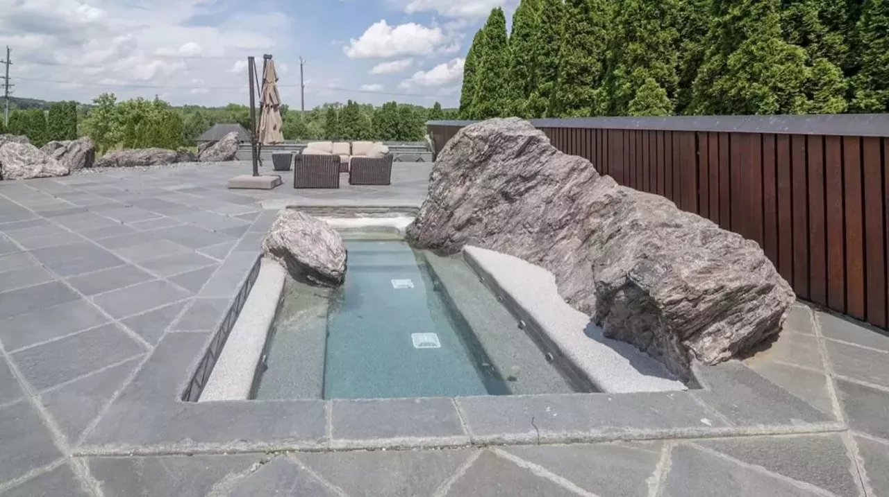 Image: This $1.79 million Ann Arbor mansion has a lagoon fit for a tiger king or queen &#151; let's take a look