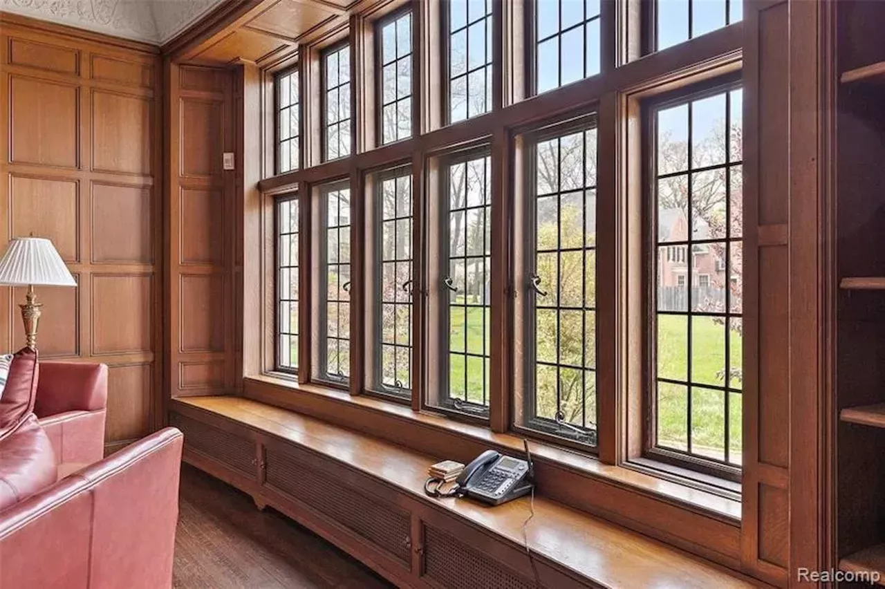 Image: This $1.85 million Alvin E. Harley-designed mansion in Detroit's Palmer Woods has a ballroom