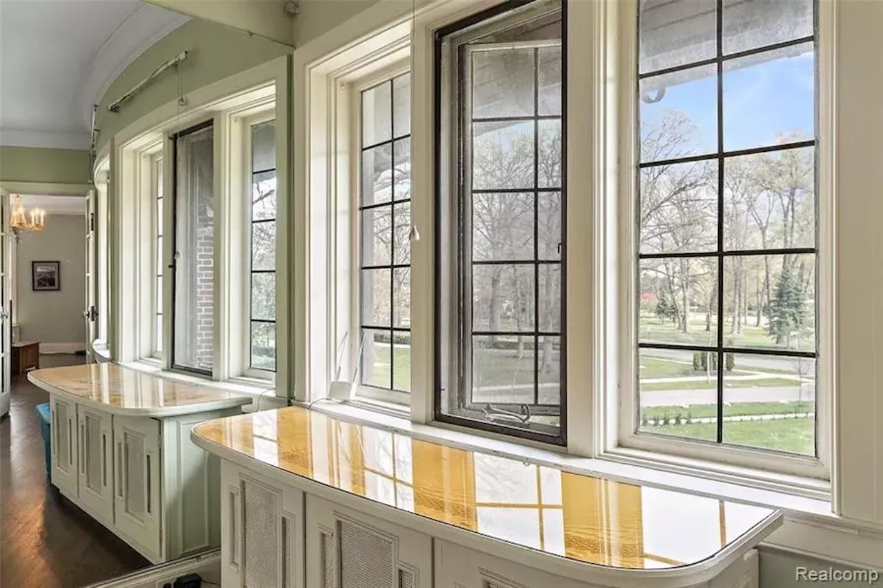Image: This $1.85 million Alvin E. Harley-designed mansion in Detroit's Palmer Woods has a ballroom