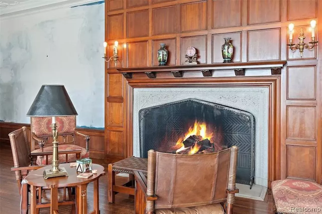 Image: This $1.85 million Alvin E. Harley-designed mansion in Detroit's Palmer Woods has a ballroom
