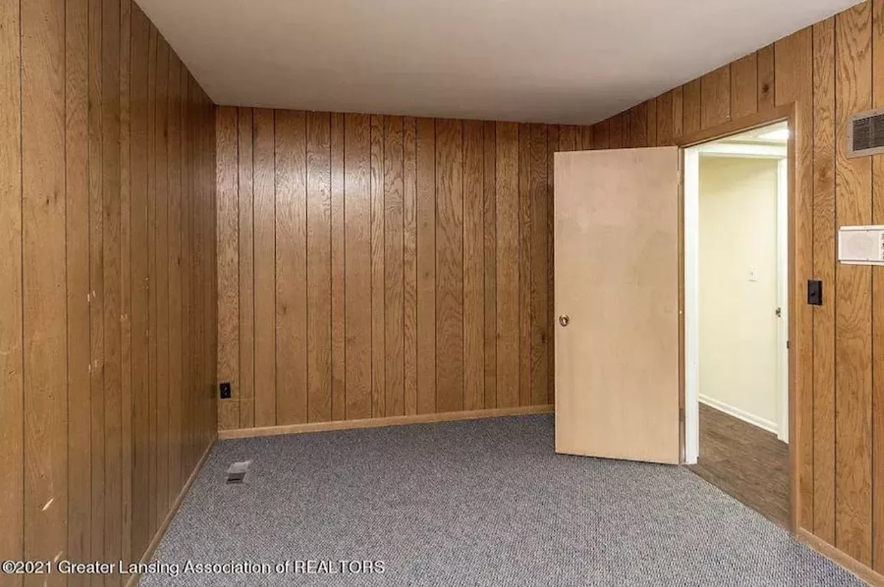 Image: This $339k mid-century modern home near Lansing comes with original George Nelson light fixtures