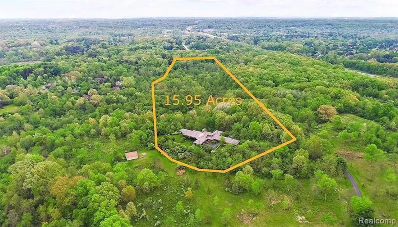Image: This $3.67 million Carl D. Gilmore-designed Ann Arbor home sits on 15 secluded acres