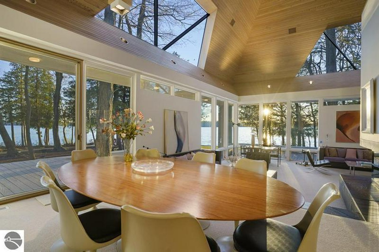 This $3.75 million William Kessler-designed Torch Lake home is a pyramid