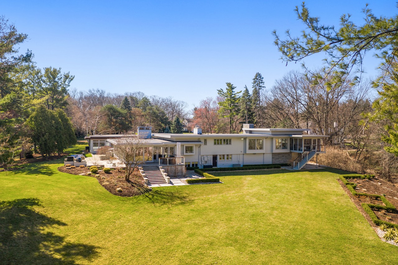 This $4.3 million renovated mid-century home in Ann Arbor is a stunning blank slate