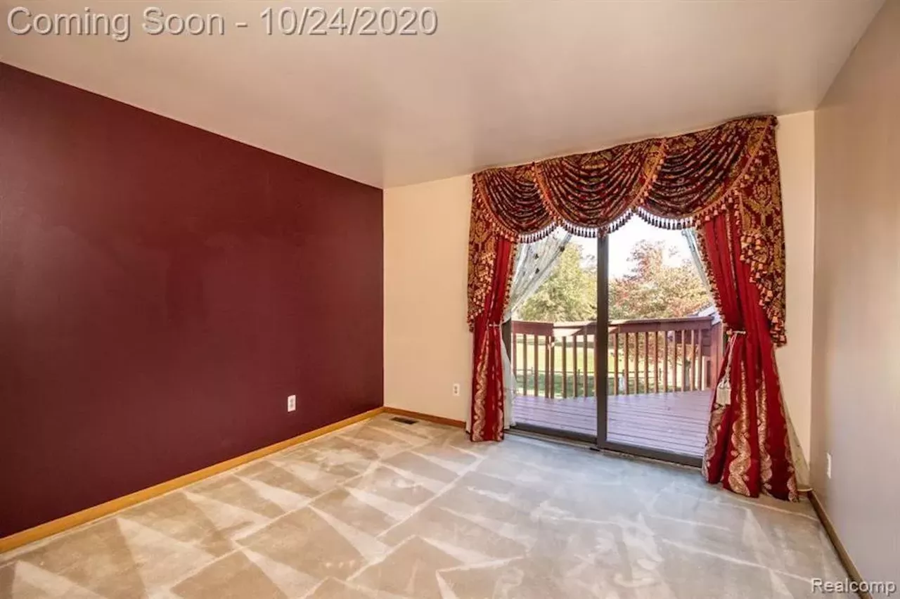 Image: This $550k metro Detroit home designed by the Palace architects has an indoor koi pond