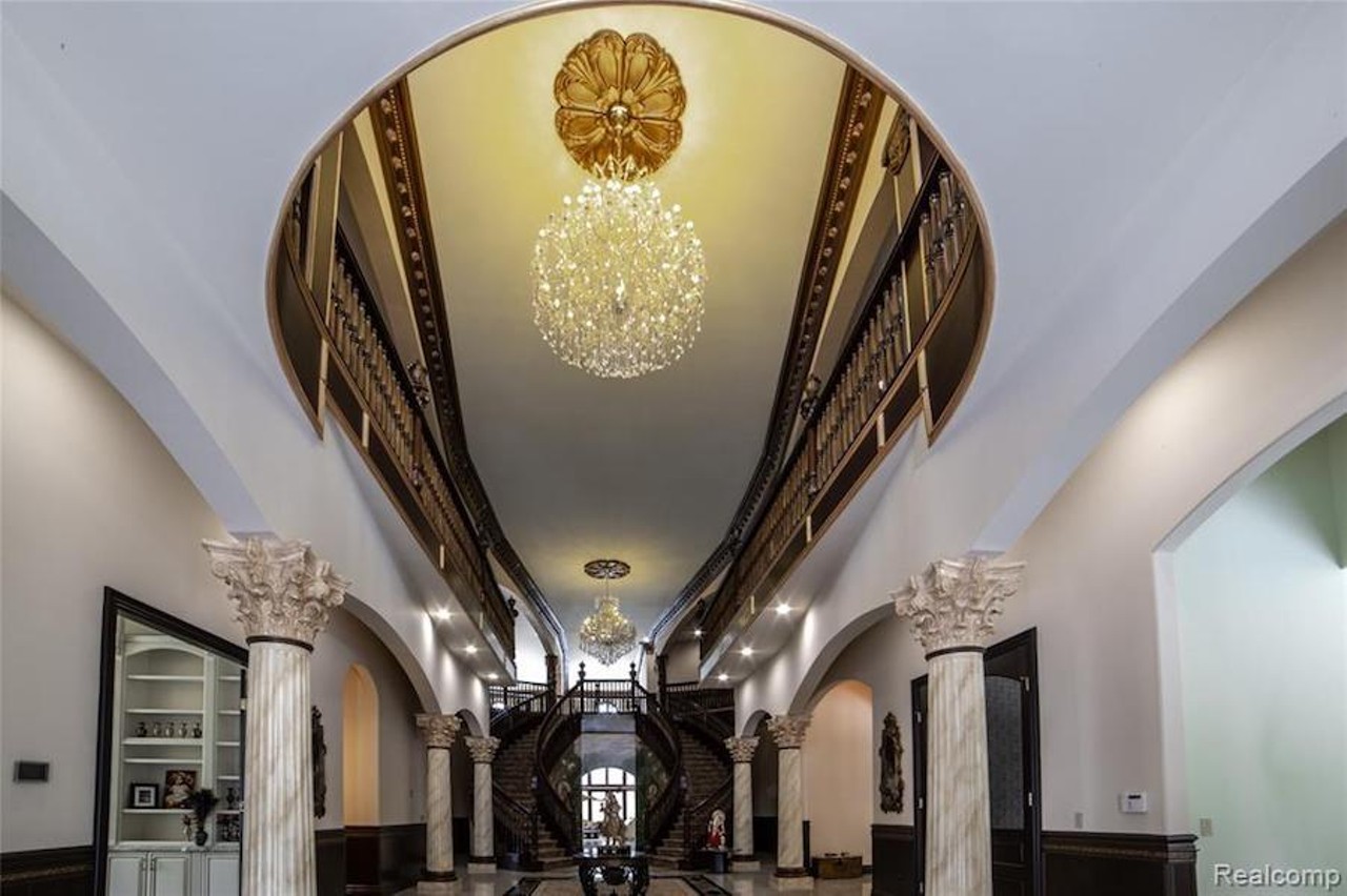 This $5.5M megamansion in Northville has an entire exterior made from marble &#151; let's take a tour