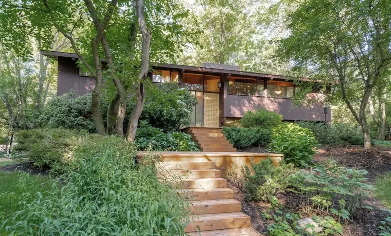 Image: This $585k zen AF Ann Arbor home has a pergola and koi pond