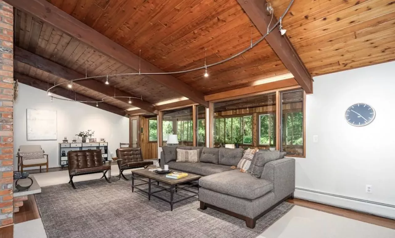 Image: This $585k zen AF Ann Arbor home has a pergola and koi pond