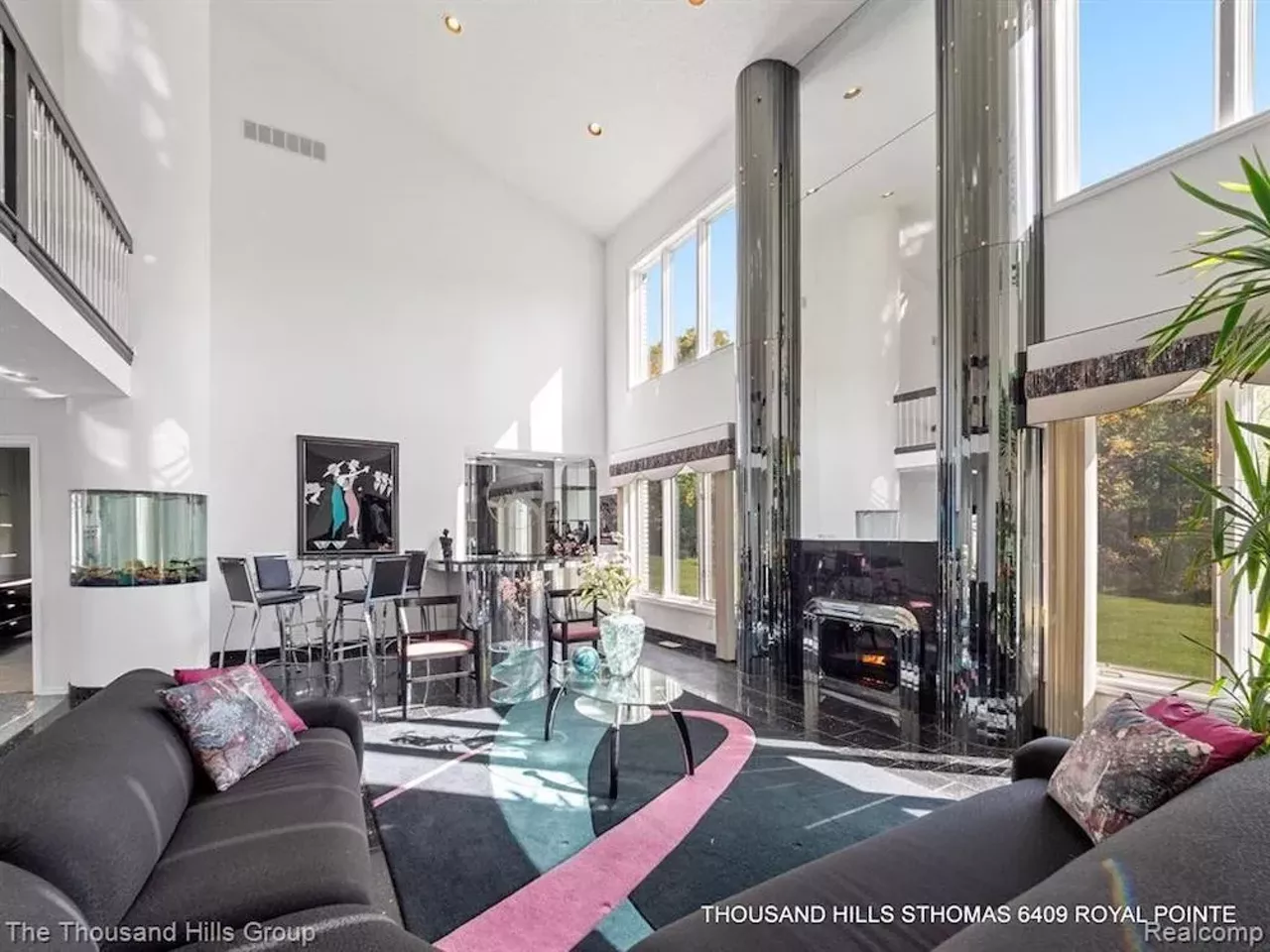 Image: This $979k West Bloomfield estate has '90s mall vibes &#151;&nbsp; and it has built-in aquariums
