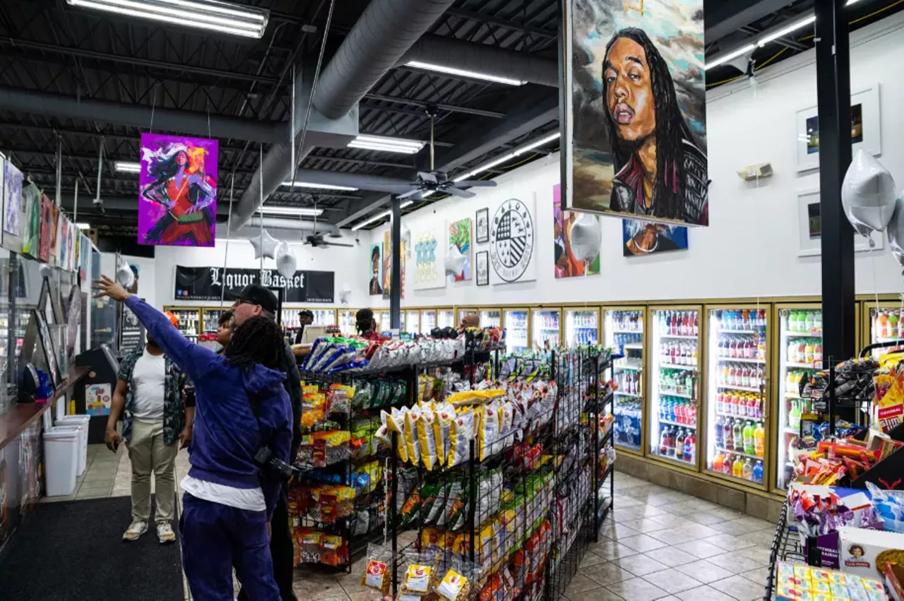 Image: This Detroit liquor store doubles as an art gallery