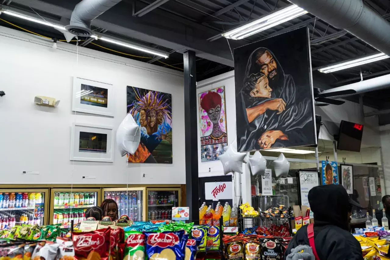 Image: This Detroit liquor store doubles as an art gallery