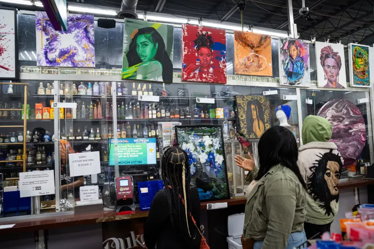 Image: This Detroit liquor store doubles as an art gallery