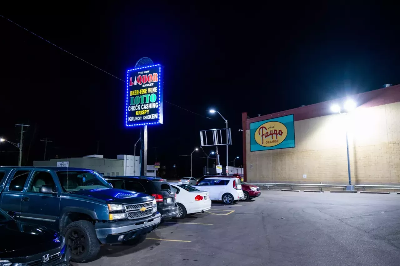 Liquor Basket is located behind the Faygo factory on Gratiot Ave.