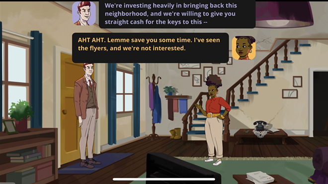 Dot’s Home tackles racist practices like redlining, so-called “urban renewal,” and gentrification as the player follows Dot’s journey.