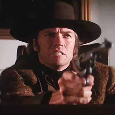 Joe Kidd (1972) Directed by John Sturges. Written by Elmore Leonard. Produced by Sidney Beckerman and Robert Daley. This film was actually not based on a previously published story by Leonard and was instead the first he wrote as a screenplay. It stars Clint Eastwood as an ex-bounty hunter hired by a wealthy landowner to track down Mexican revolutionary leader Luis Chama. While it earned mixed reviews from critics, it was one of the highest-grossing Westerns that year, pulling in $6.3 million.