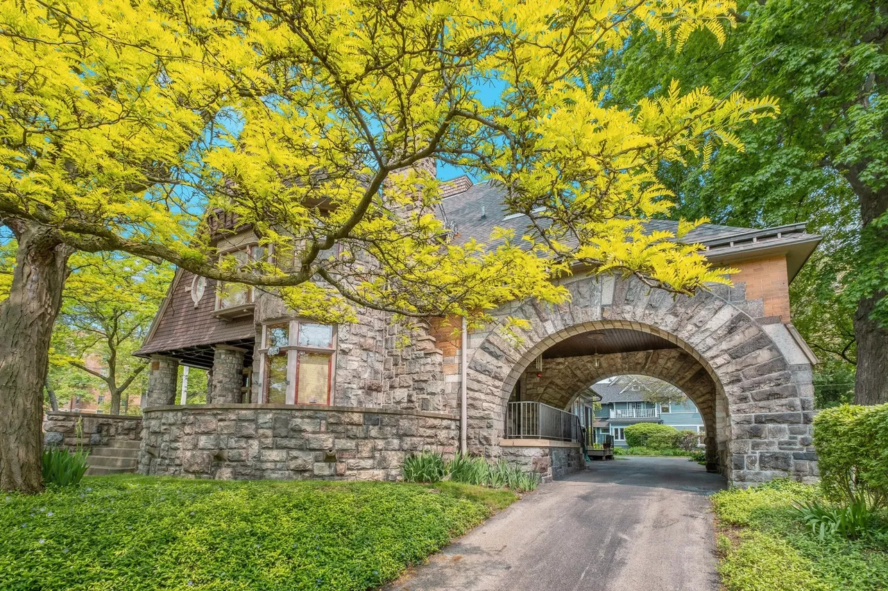 This historic Michigan stone house is beautiful inside and out