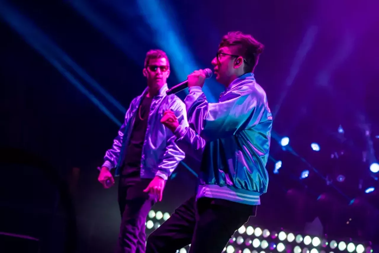 Image: This is what it looked like when the Lonely Island performed at the Fox Theatre