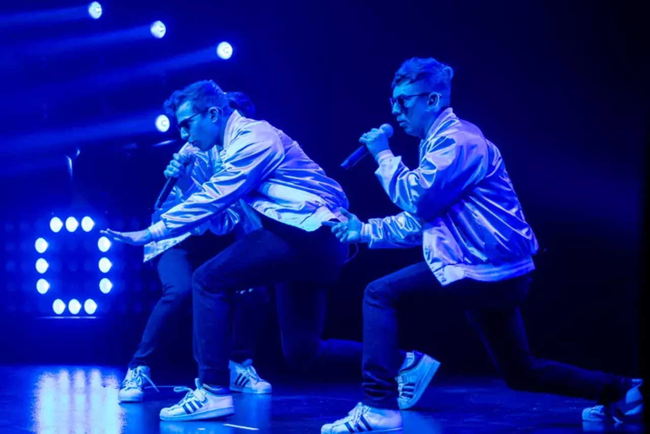 Image: This is what it looked like when the Lonely Island performed at the Fox Theatre