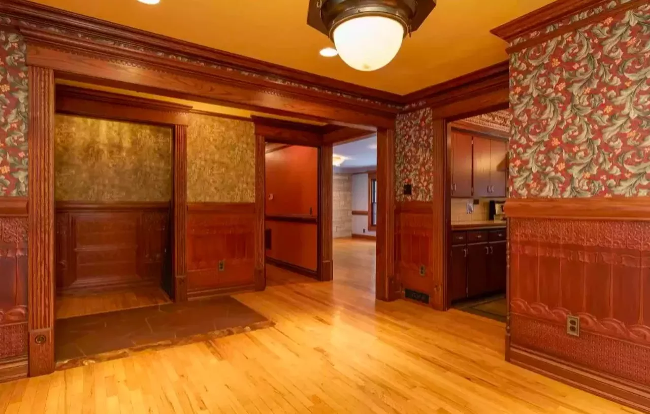 This Kalamazoo house comes with an indoor pool, sauna, and tree fort