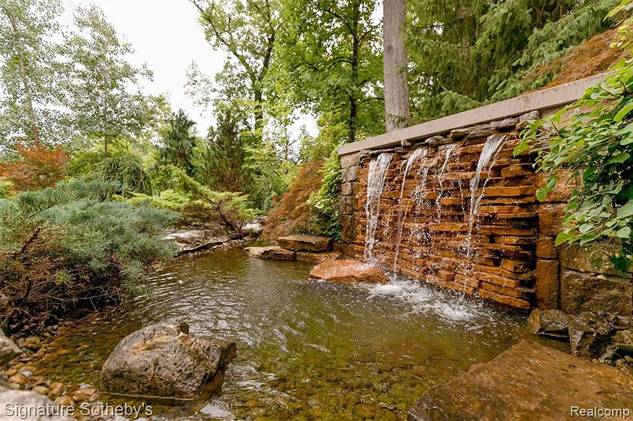 This metro Detroit mansion comes with a waterfall [PHOTOS]