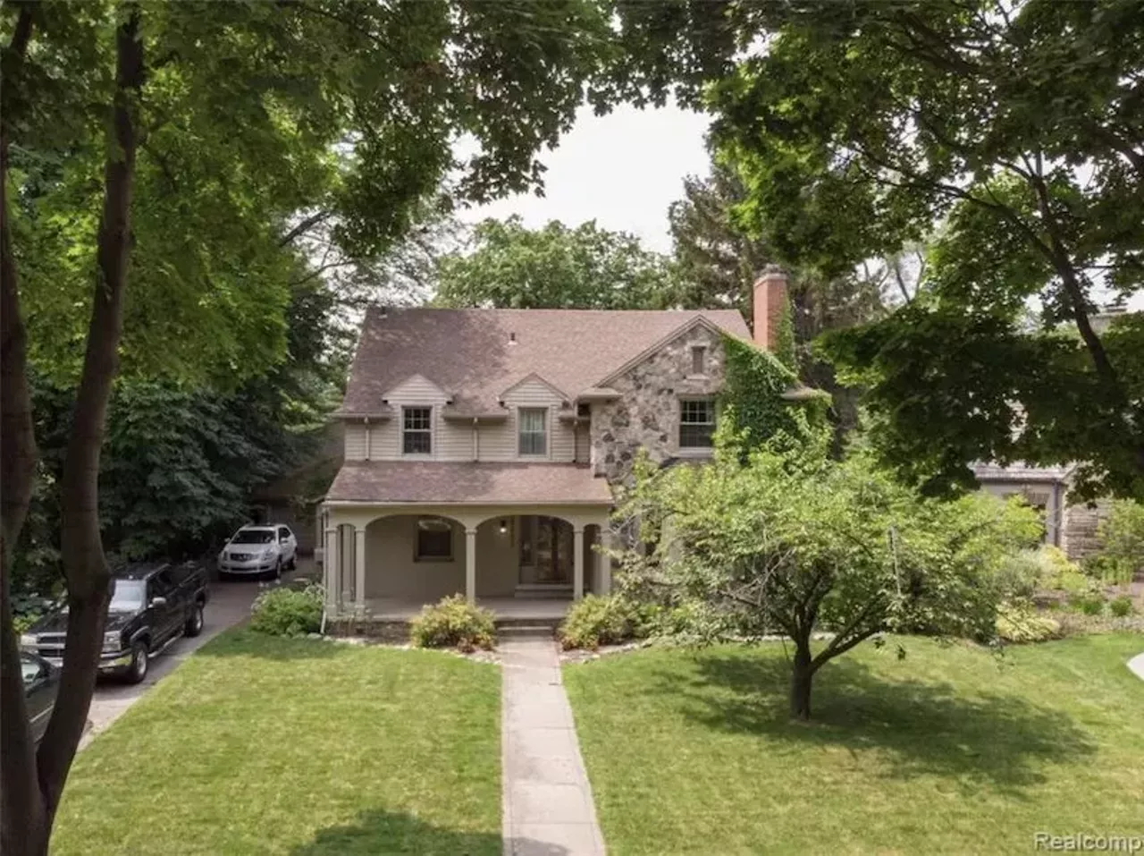 Image: This Palmer Woods home has a surprisingly huge garage