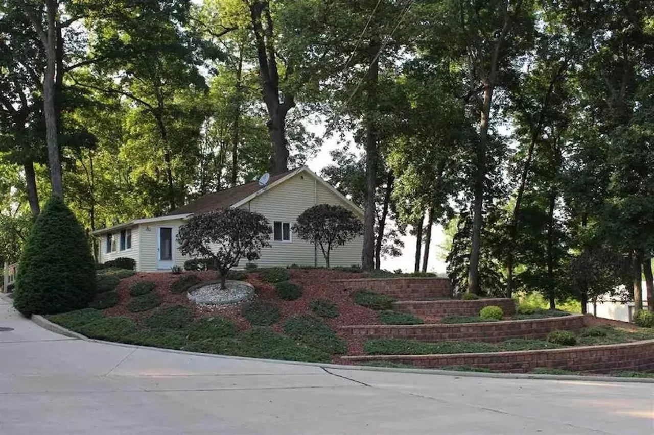 Image: This retro $2.59 million estate has a tunnel leading to Devils Lake