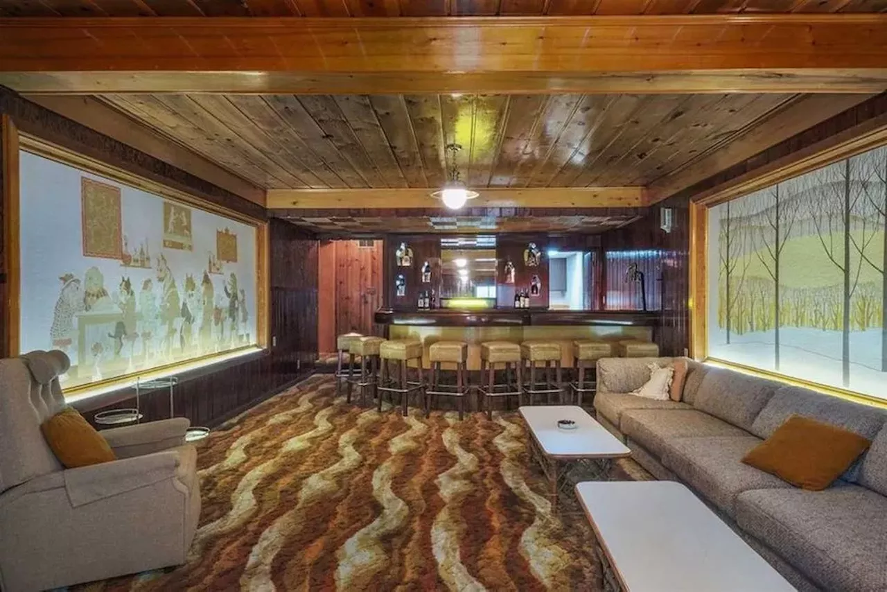 Image: This retro $2.59 million estate has a tunnel leading to Devils Lake