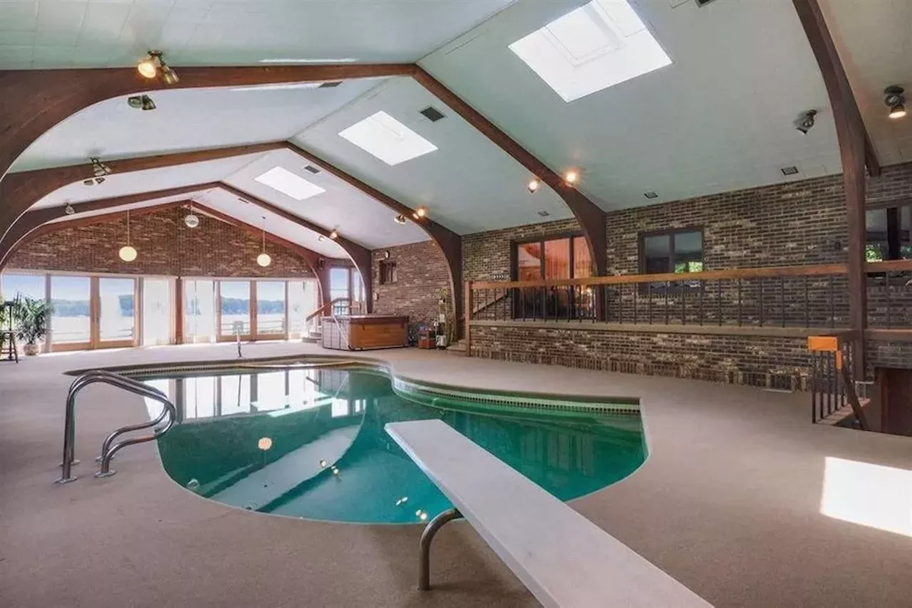 Image: This retro $2.59 million estate has a tunnel leading to Devils Lake