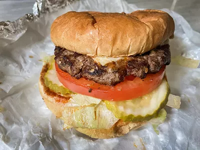 Be careful: Coney Star Halal Kitchen’s spicy Naga burger is hot.