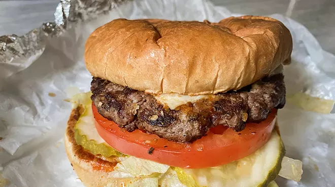 Be careful: Coney Star Halal Kitchen’s spicy Naga burger is hot.