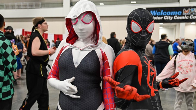 Cosplayers at Motor City Comic Con.