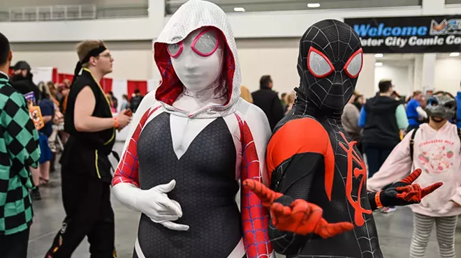 Cosplayers at Motor City Comic Con.