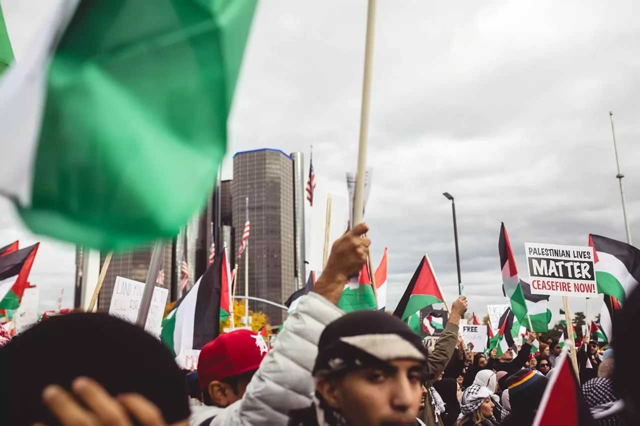 Image: Thousands march in Detroit demanding ceasefire in Gaza [PHOTOS]