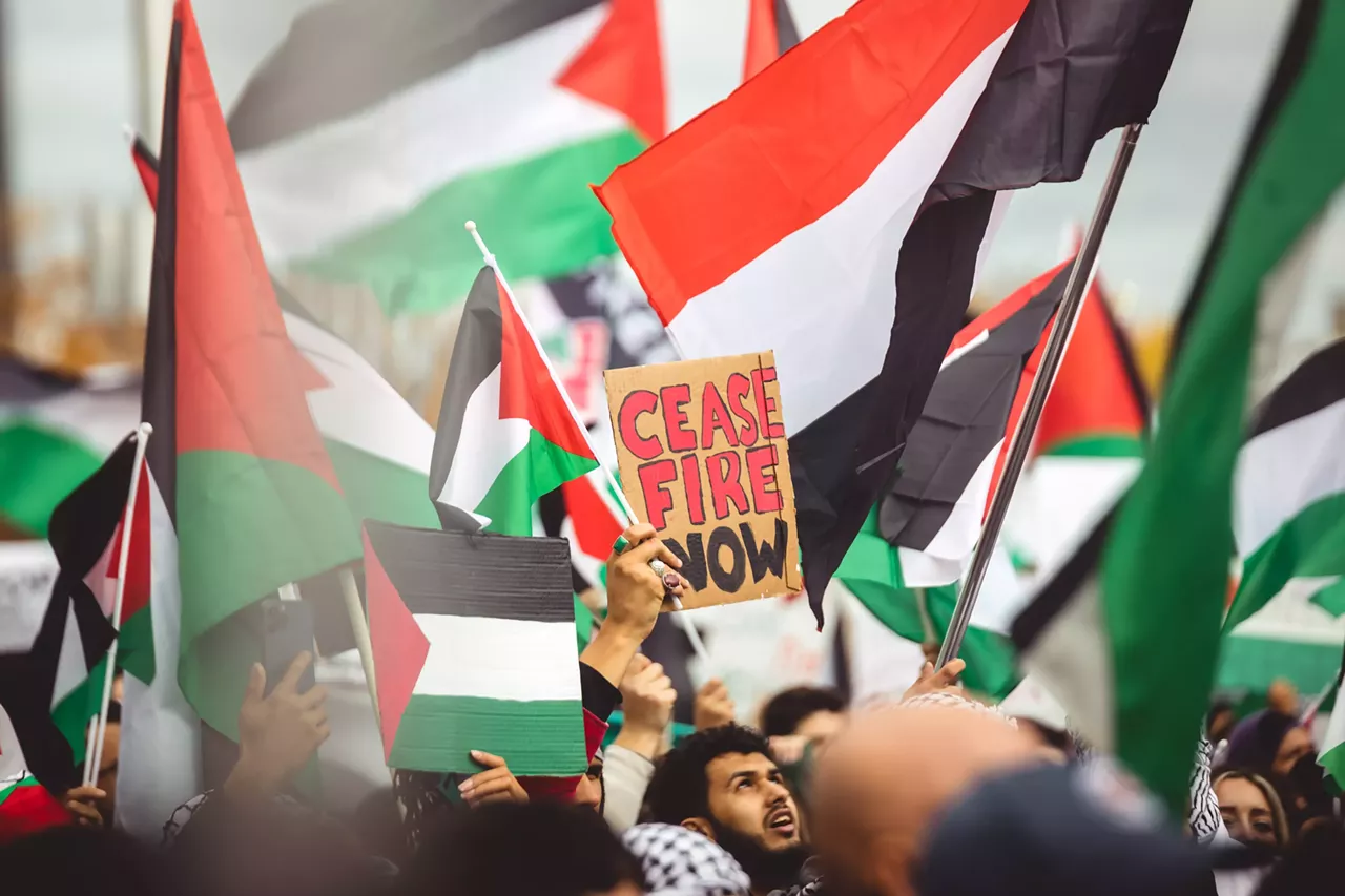 Image: Thousands march in Detroit demanding ceasefire in Gaza [PHOTOS]